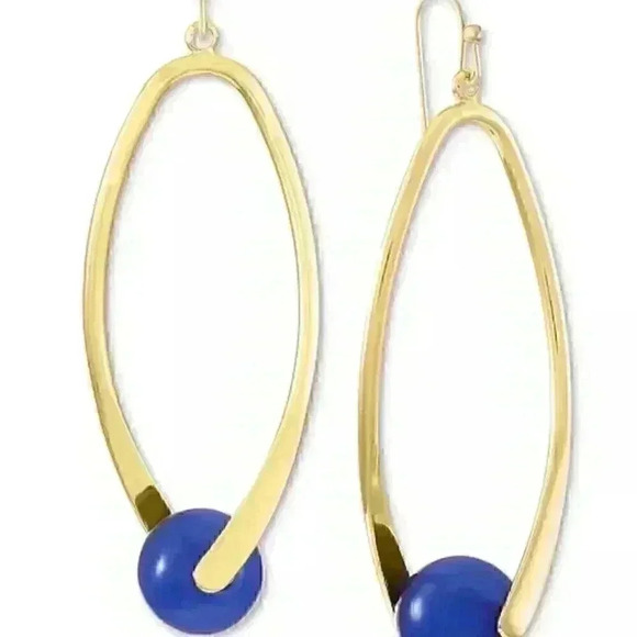 Alfani Single Bead New Open Drop Earrings - Picture 2 of 2